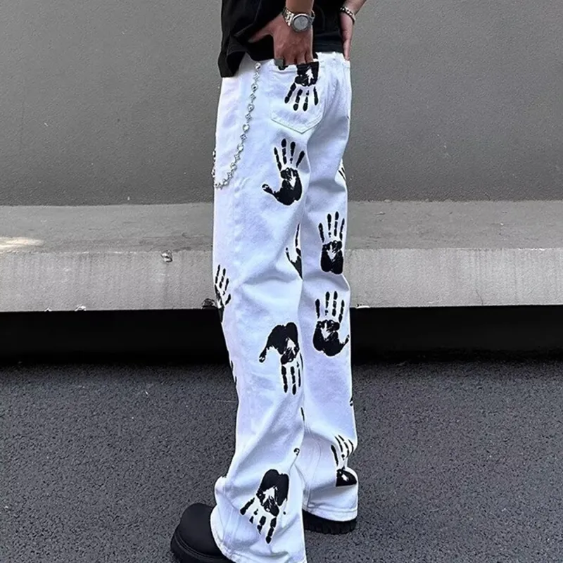 WELTER EXPERIMENT Jeans Unisex White-7