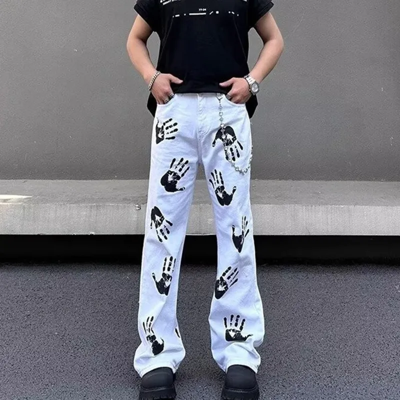 WELTER EXPERIMENT Jeans Unisex White-9