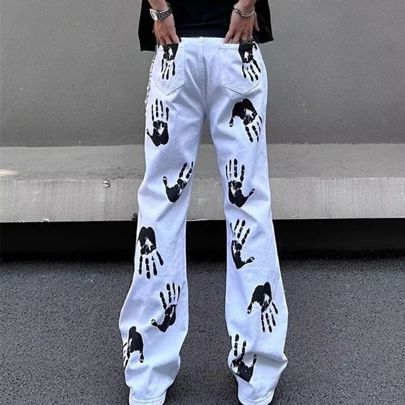 WELTER EXPERIMENT Jeans Unisex White-8