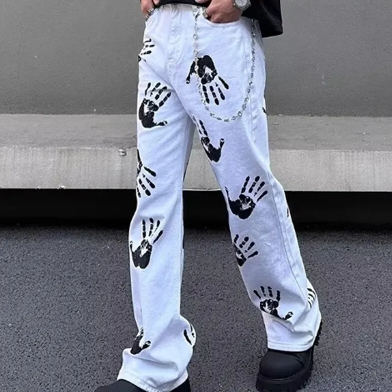 WELTER EXPERIMENT Jeans Unisex White-11