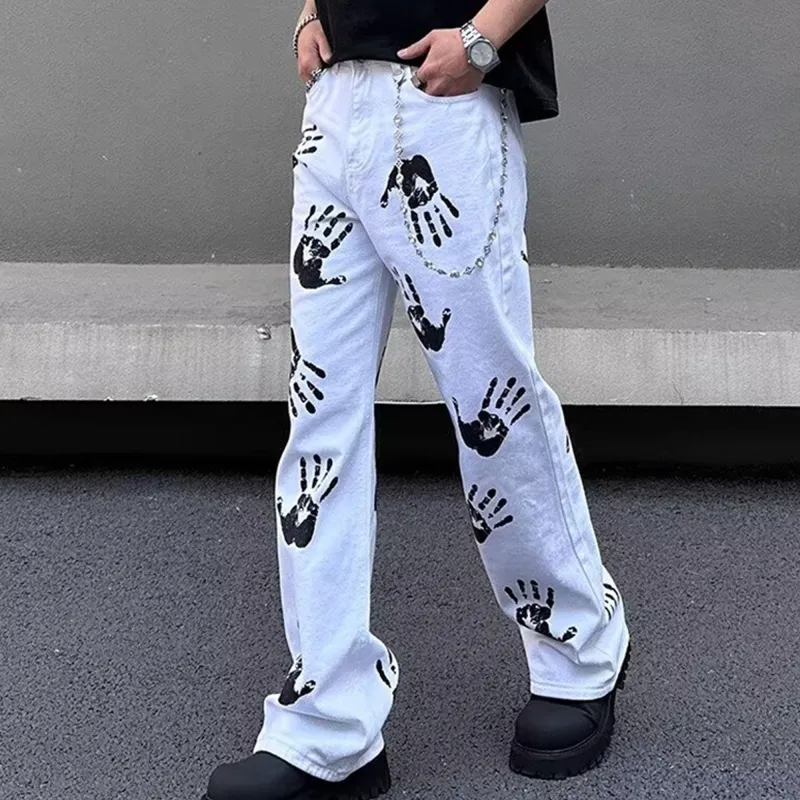 WELTER EXPERIMENT Jeans Unisex White-6