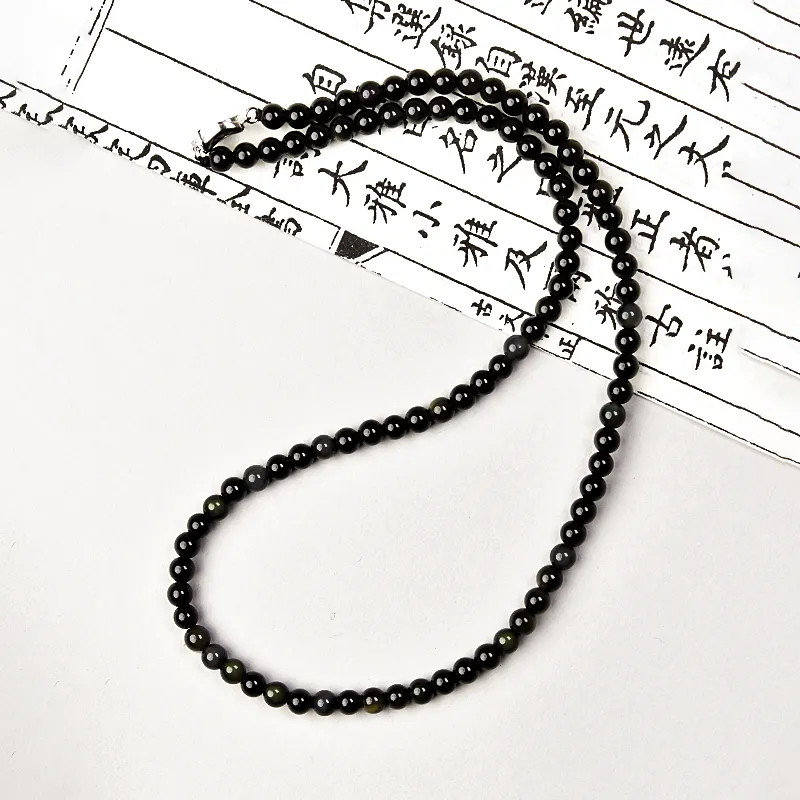 Tokai Family Obsidian Jade Necklaces Unisex-11