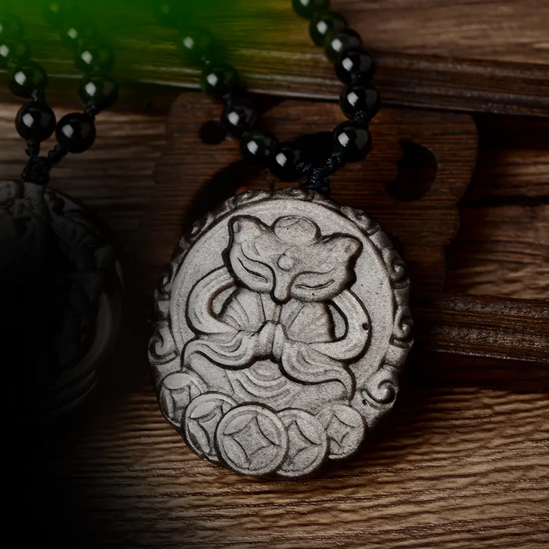 Tokai Family Obsidian Necklaces Unisex-2