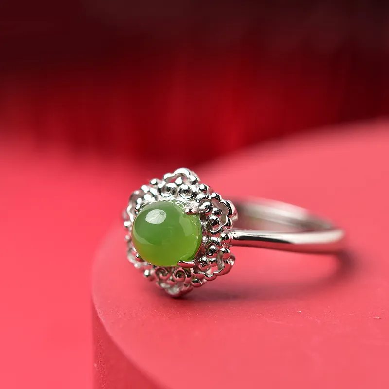 Tokai Family Hetian Jade Rings Jasper Unisex-1