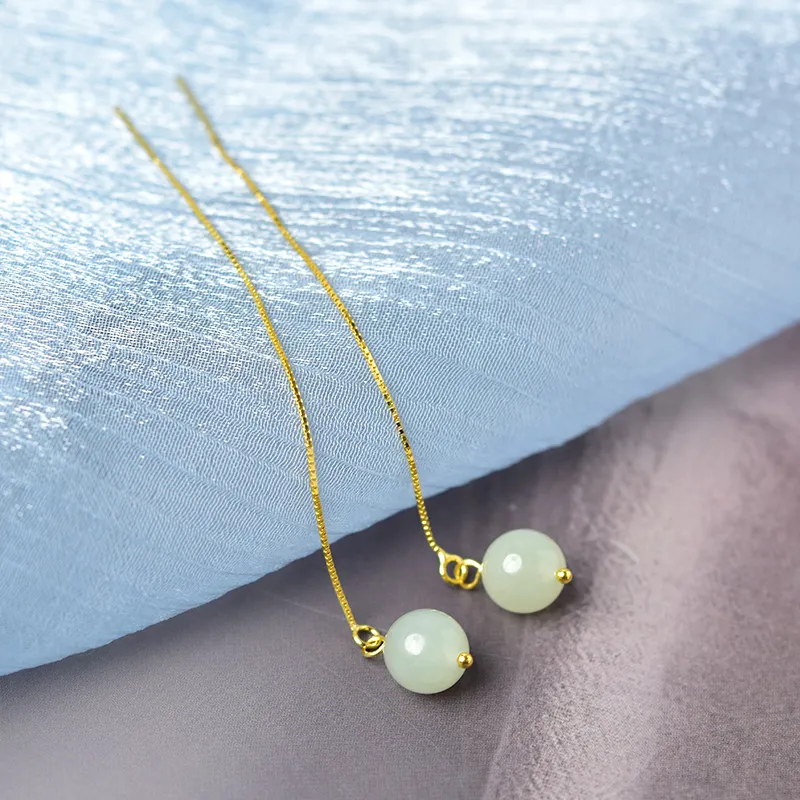 Tokai Family Jade Drop Earrings Green Jade Women's-1