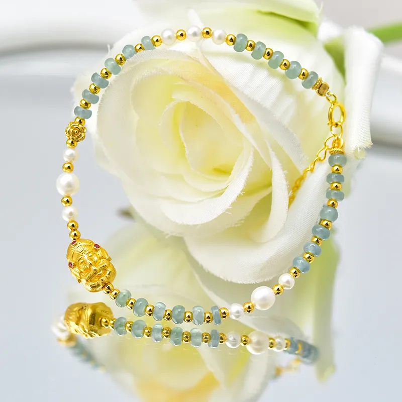 Tokai Family Ice Type Jadeite Bracelets Unisex-9