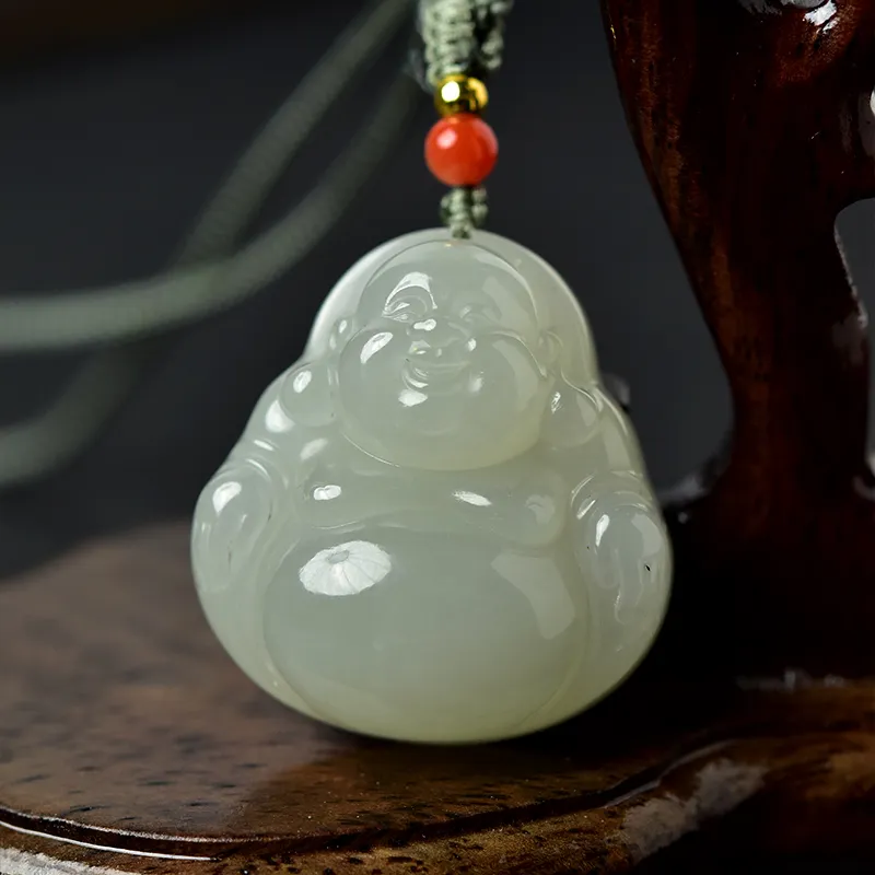 Tokai Family Necklaces Pale Greenish White Jade Unisex-2