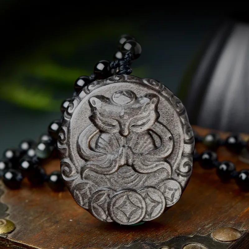 Tokai Family Obsidian Necklaces Unisex-3