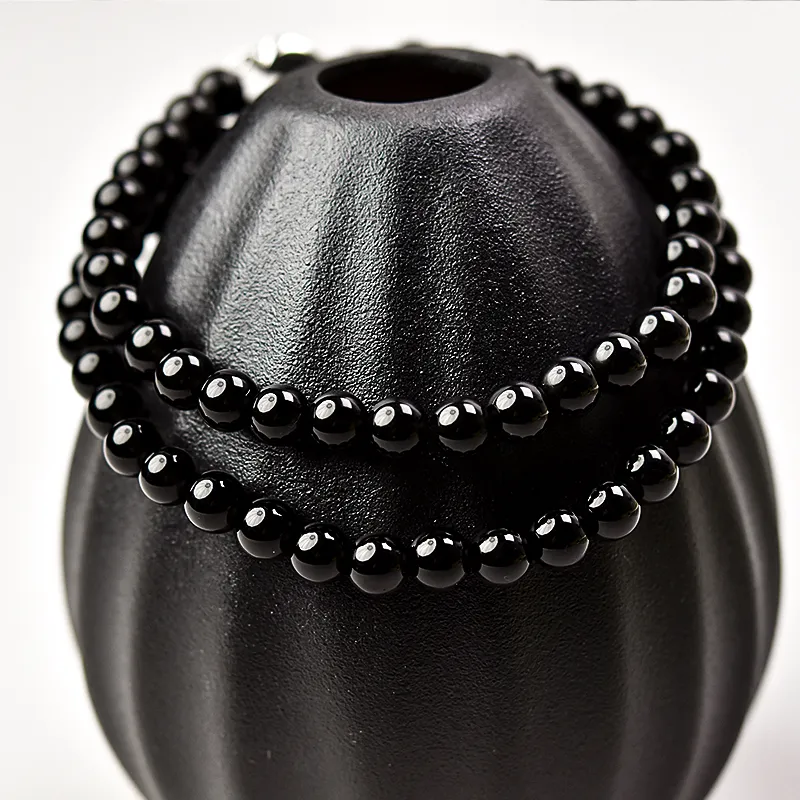 Tokai Family Obsidian Jade Necklaces Unisex-3