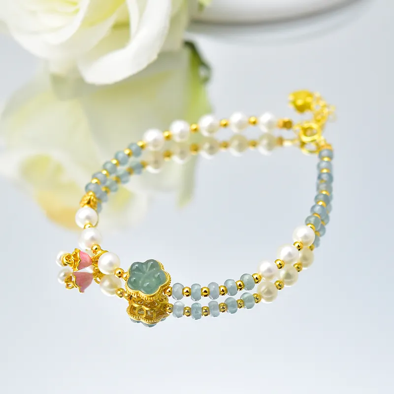 Tokai Family Ice Type Jadeite Bracelets Unisex-12