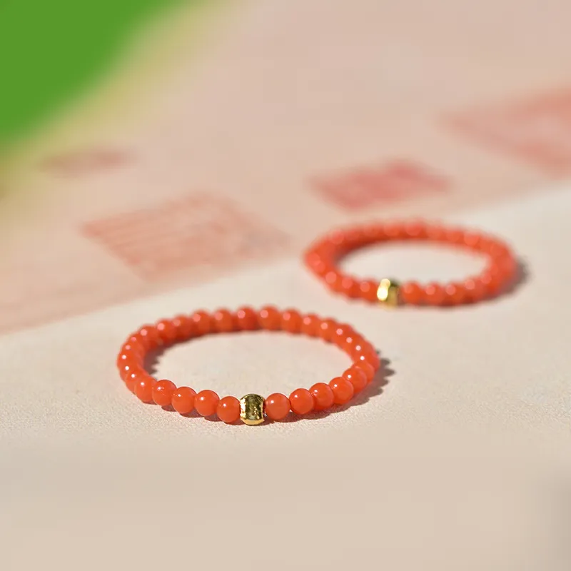 Tokai Family Southern Red Agate Rings Unisex-5