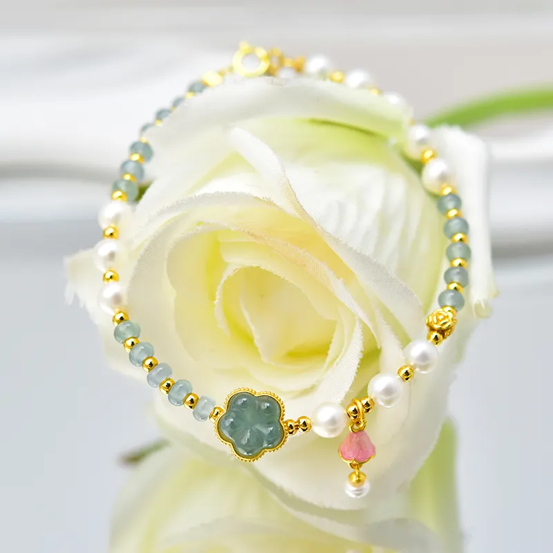 Tokai Family Ice Type Jadeite Bracelets Unisex-13