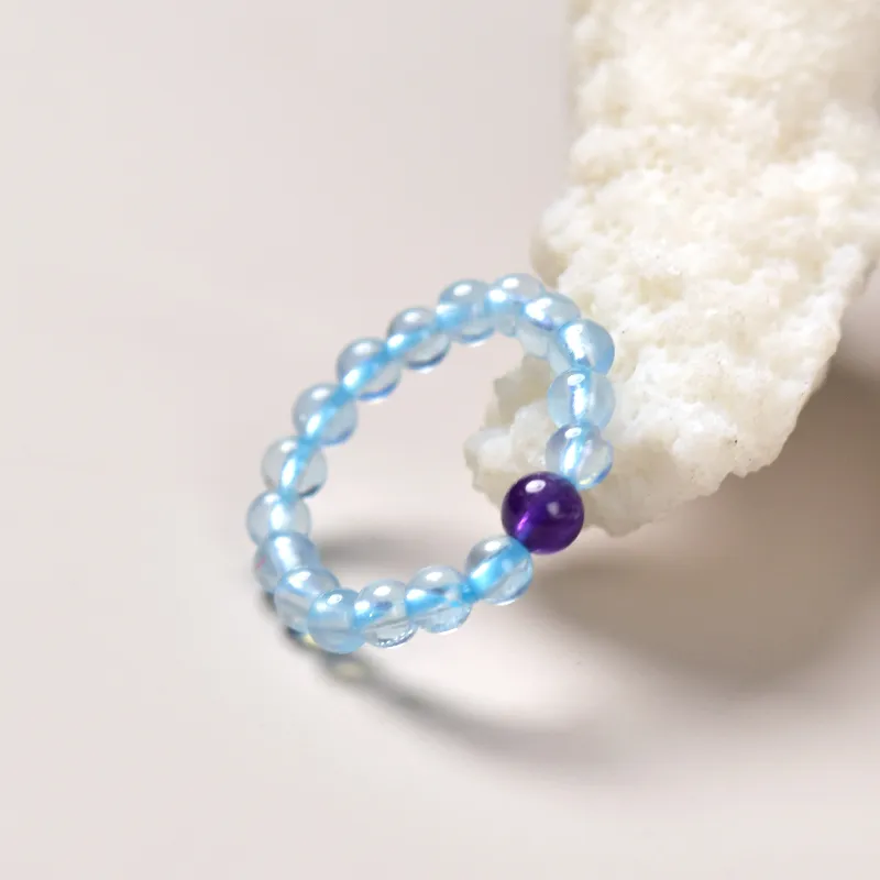 Tokai Family Aquamarines Rings Unisex-16