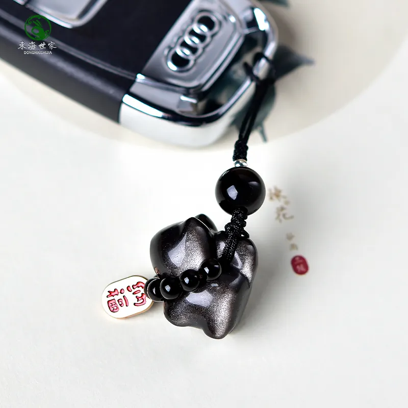 Tokai Family Obsidian Pendants Unisex-3