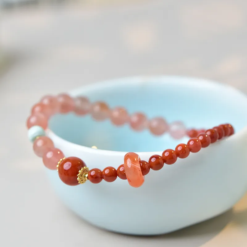 Tokai Family South Red Agate Bracelets Women's-4