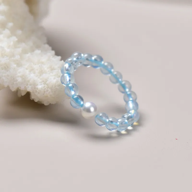 Tokai Family Aquamarines Rings Unisex-34