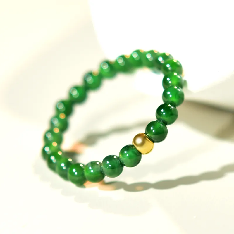 Tokai Family Ice Type Jadeite Rings Unisex-3