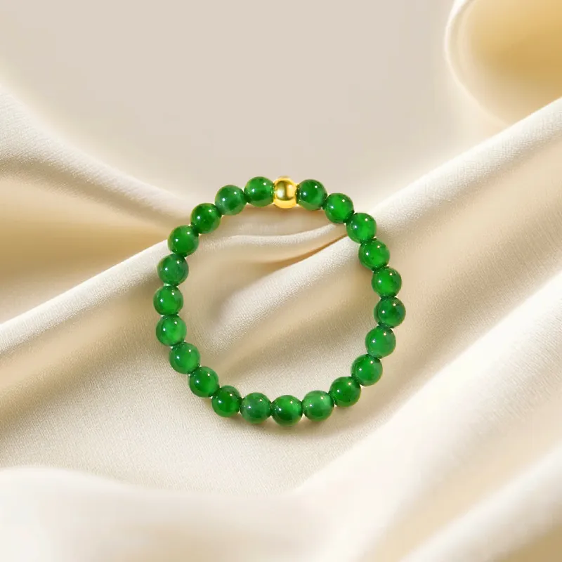 Tokai Family Ice Type Jadeite Rings Unisex-1