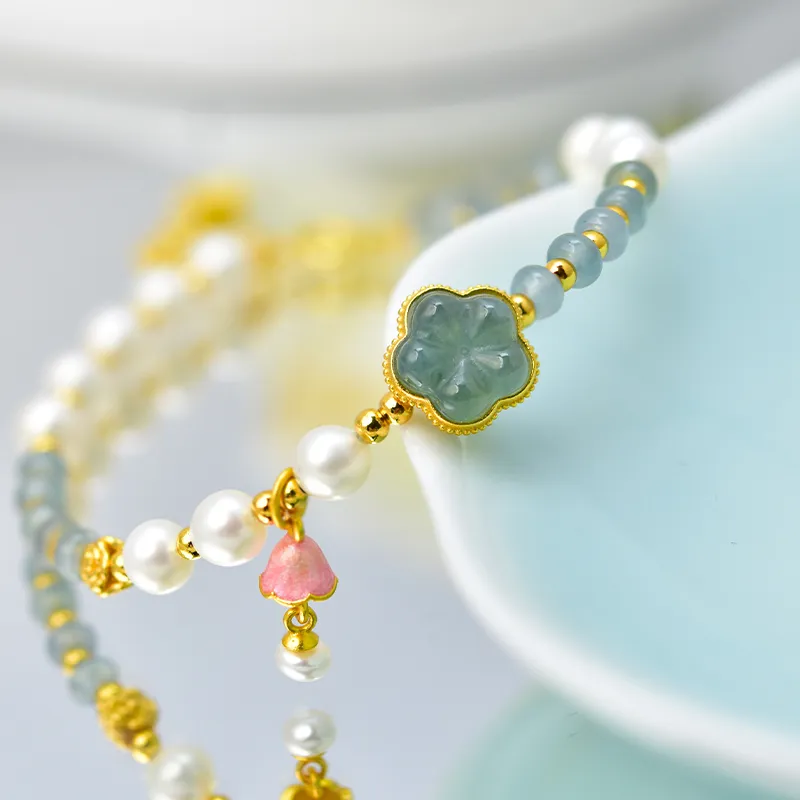 Tokai Family Ice Type Jadeite Bracelets Unisex-14