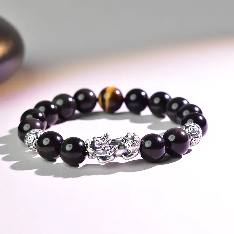 Tokai Family Obsidian Bracelets Unisex-11
