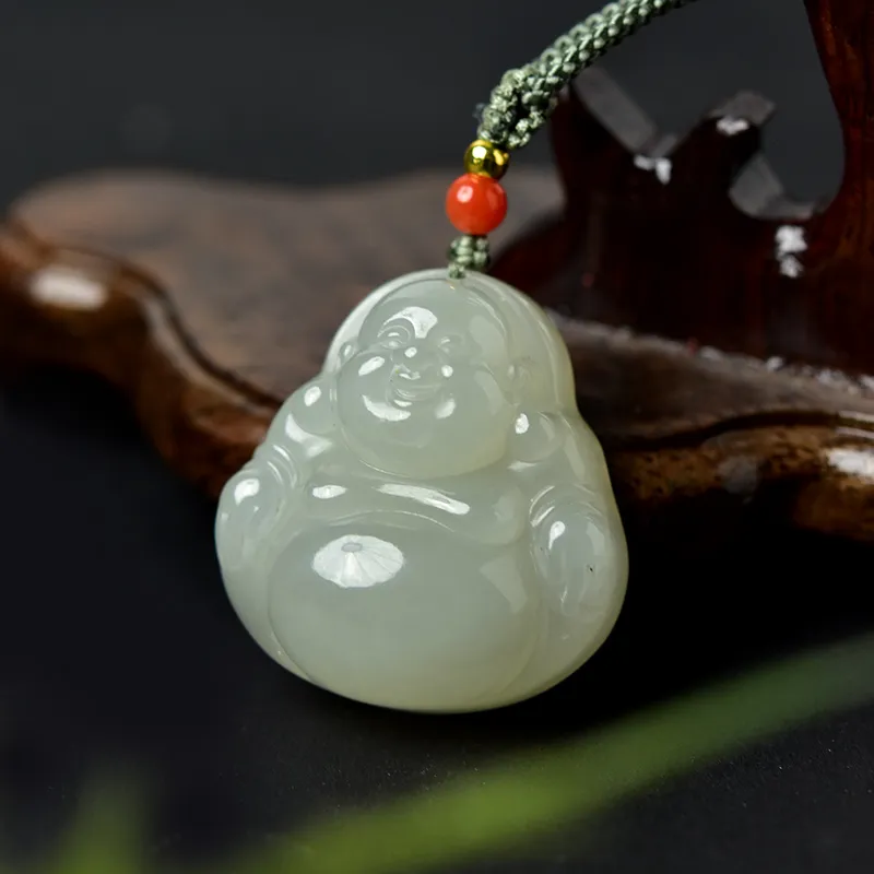 Tokai Family Necklaces Pale Greenish White Jade Unisex-1