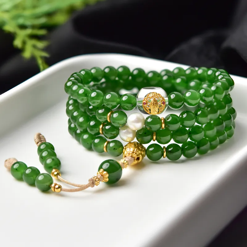 Tokai Family Hetian Jade Bracelets Jasper Women's-2