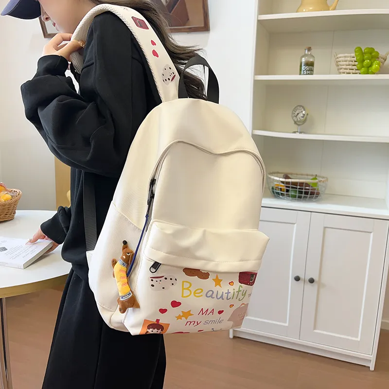 MINIPUDING Nylon Backpack Unisex Girl/Puppy Dog-2