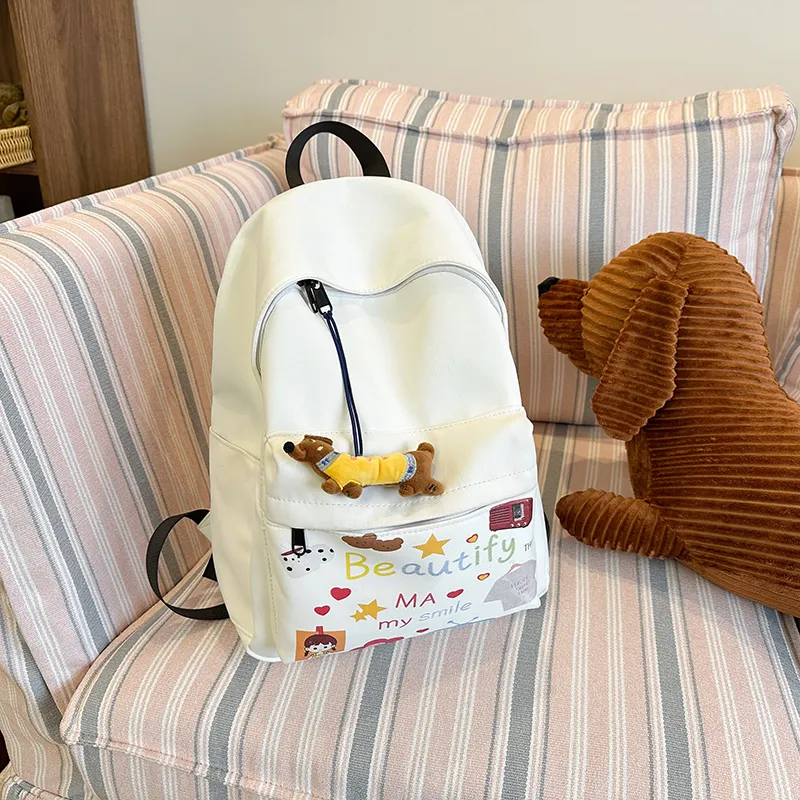 MINIPUDING Nylon Backpack Unisex Girl/Puppy Dog-4