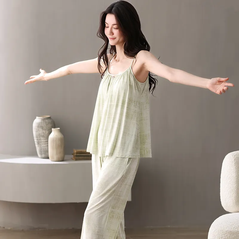 Lanza Pajama Set Women's Spring-6