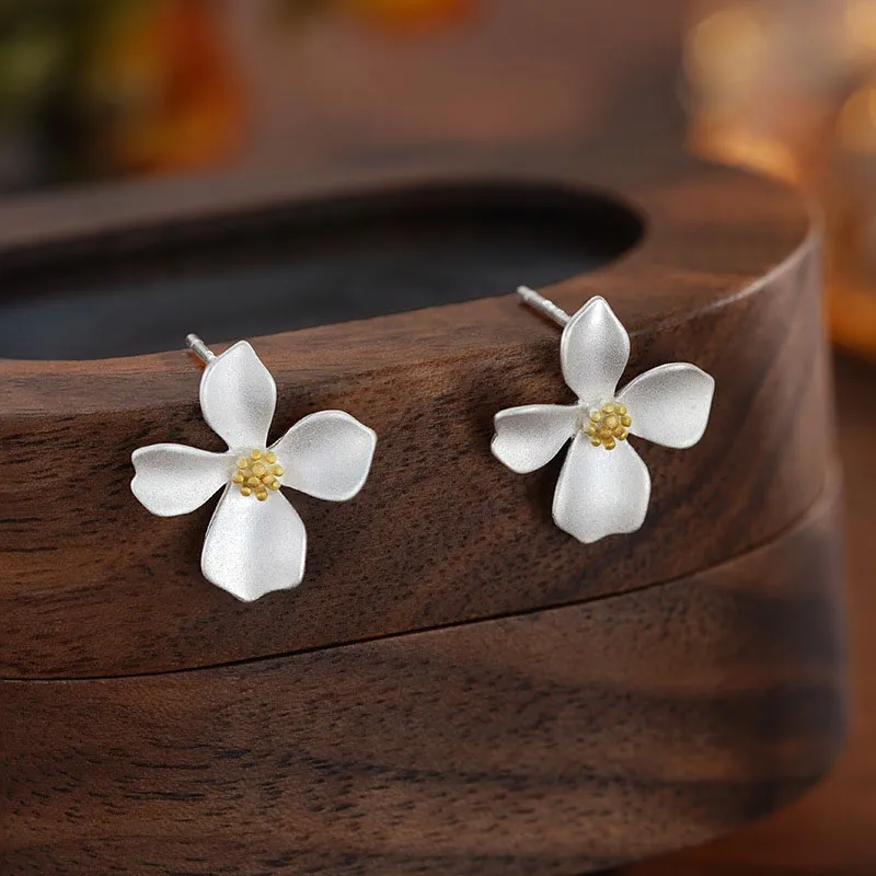 Multiple Silver Material Fashion Stud Earrings Women's-2