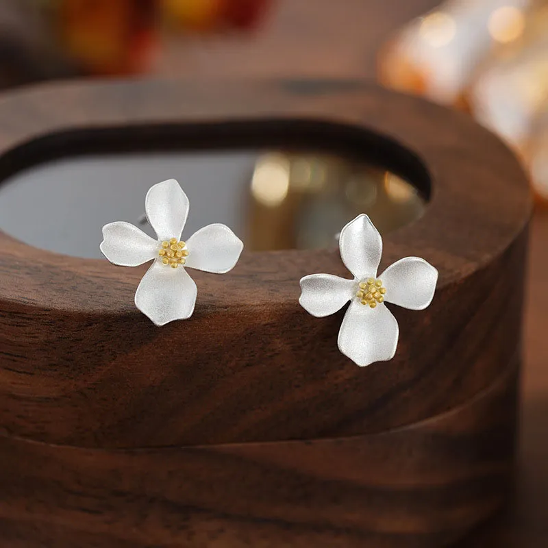 Multiple Silver Material Fashion Stud Earrings Women's-1