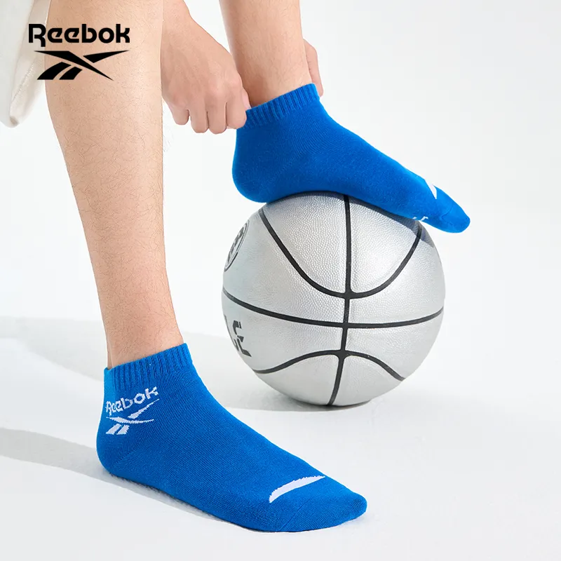 Reebok Street Casual Versatile Ankle Socks Unisex 3 Pack 6 Pack-14