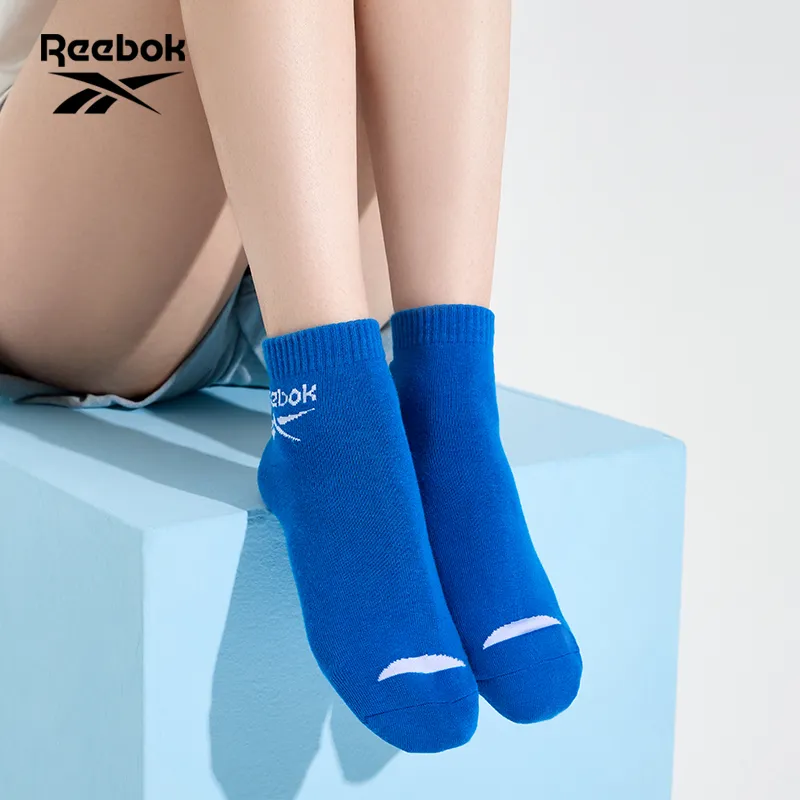 Reebok Street Casual Versatile Ankle Socks Unisex 3 Pack 6 Pack-15
