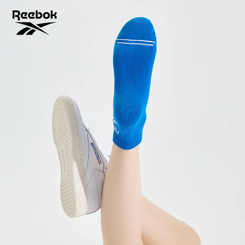 Reebok Street Casual Versatile Ankle Socks Unisex 3 Pack 6 Pack-17