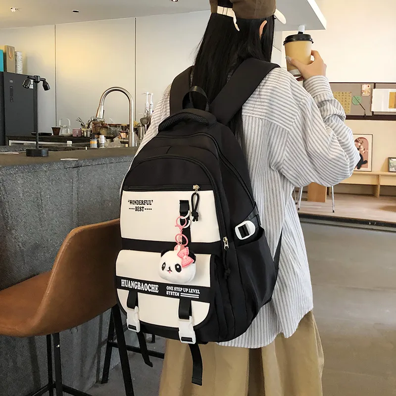Deli Bear Nylon Backpack Women's Multicolor-2