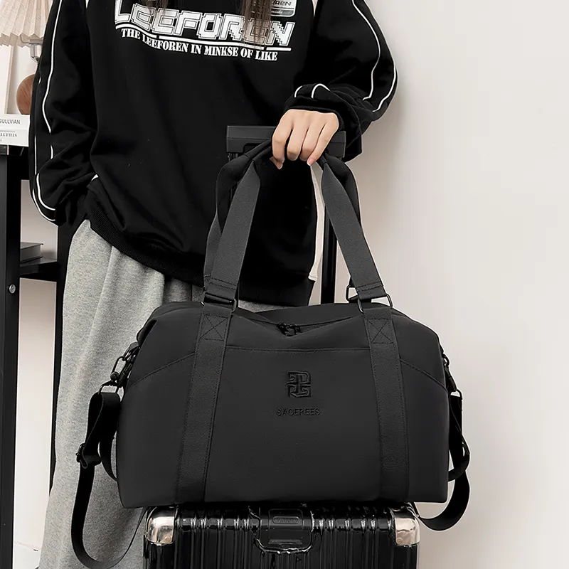 OUZIHUANG Nylon Travel Bag Unisex Multicolor-17