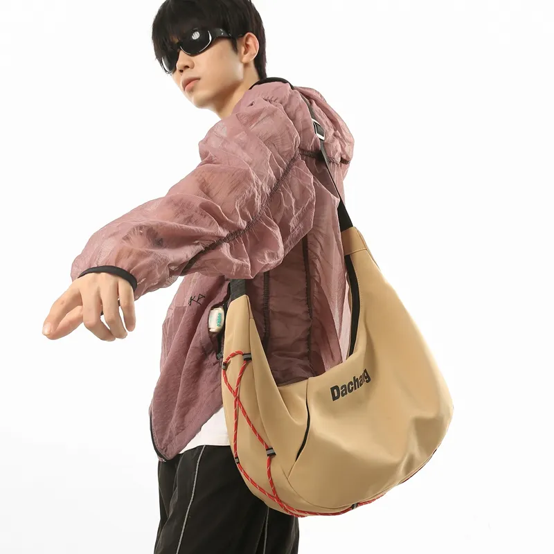 Deli Bear Nylon Shoulder Bag Regular Unisex Multicolor-12