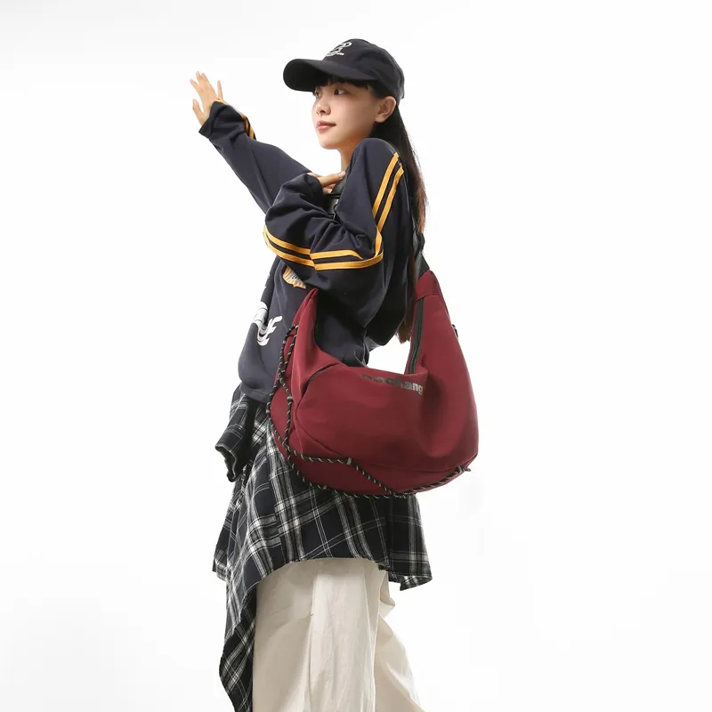 Deli Bear Nylon Shoulder Bag Regular Unisex Multicolor-20