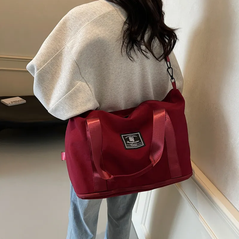 OUZIHUANG Oxford Travel Bag Unisex Multicolor-4