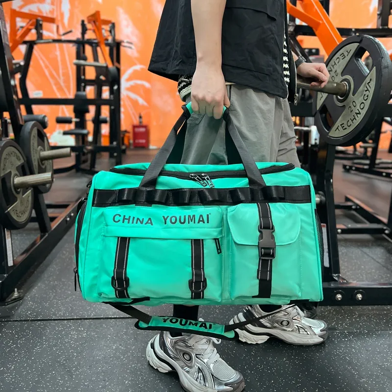 Deli Bear Nylon Gym Bag Unisex Multicolor-13