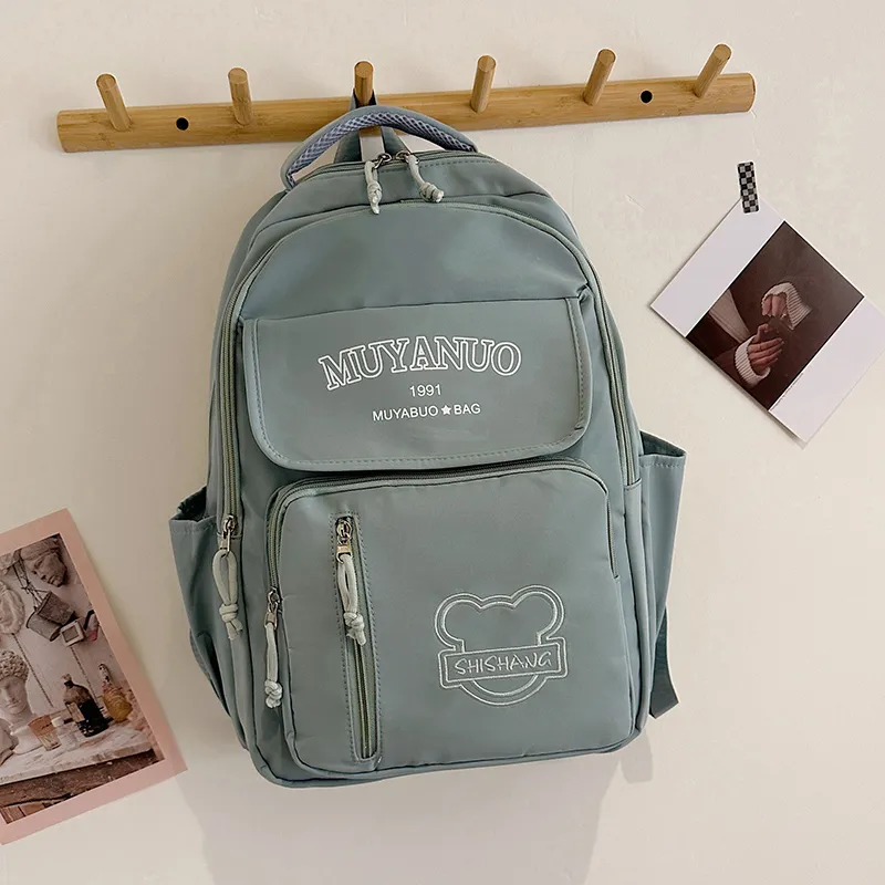 OUZIHUANG Oxford Backpack Regular Unisex Multicolor-13
