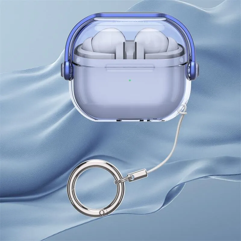 Tong Tong Rabbit Compatible With Samsung Galaxy Buds3 Pro TPU Transparent Lock Headphone Case Headphone Cover-6