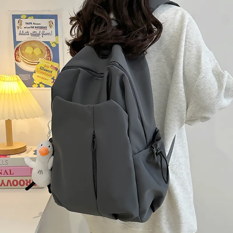 Tong Tong Rabbit Nylon Backpack Large Size Unisex Multicolor-11