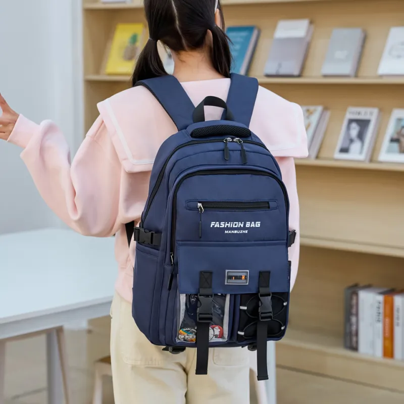 Tong Tong Rabbit Nylon Backpack Unisex Multicolor-16