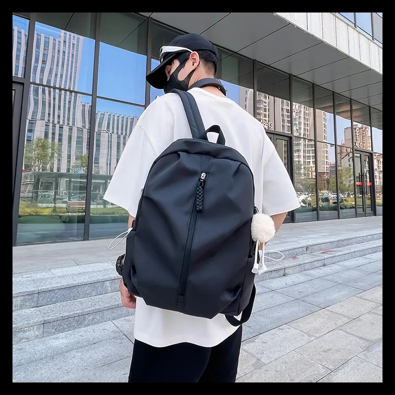 Tong Tong Rabbit Nylon Backpack Large Size Unisex Multicolor-3
