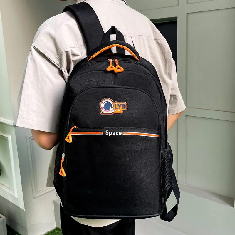 Deli Bear Oxford Backpack Unisex Orange/Green/Blue/Jasper-1