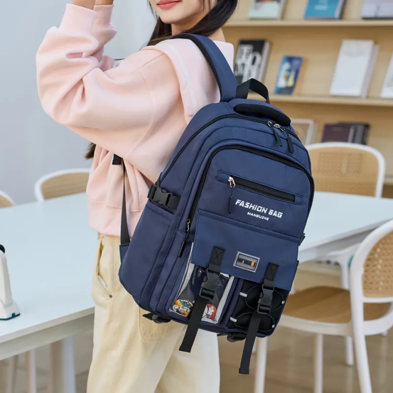 Tong Tong Rabbit Nylon Backpack Unisex Multicolor-15