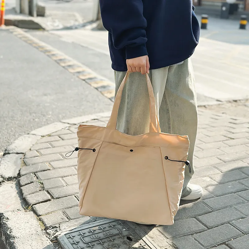 OUZIHUANG Nylon Tote Bag Shoulder Bag Unisex Multicolor-9