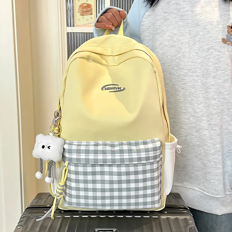 OUZIHUANG Nylon Backpack Women's Multicolor-6