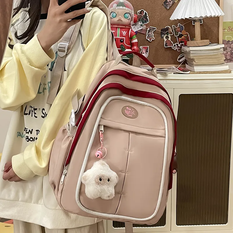 Tong Tong Rabbit Nylon Backpack Women's Multicolor-19